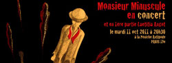 Monsieur Minuscule + Laetitia Angot