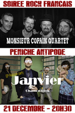 Monsieur Copain 4tet + Janvier