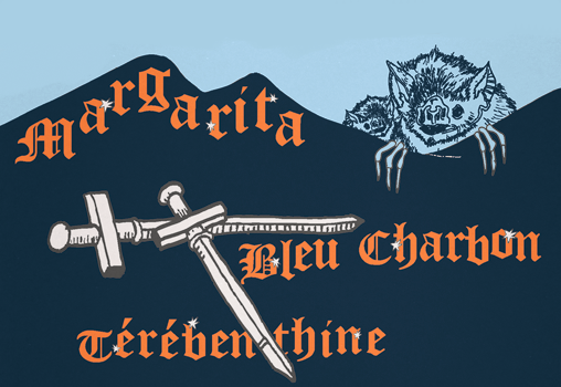 QF#27 & Salut les Zikettes! : Margarita + Térébenthine + Bleu Charbon