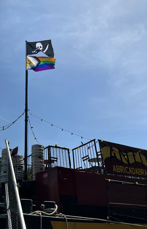 Drapeaux Péniche Antipode